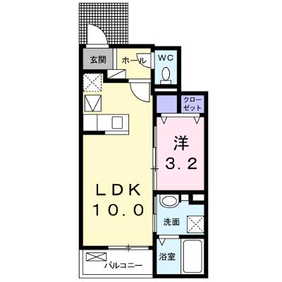 エアリーファインⅡ 102【管理NO：1-024117101-01020】 ★家具家電は申し込み後に搬入します★の物件画像