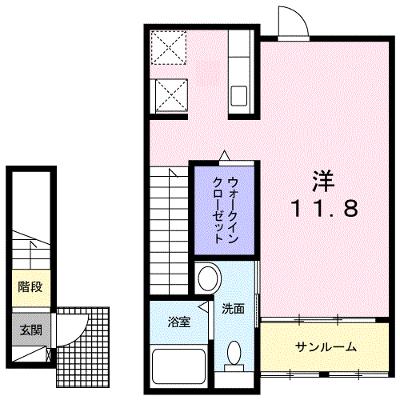 ガーデンハウスＭ　Ｂ 202【管理NO：1-020717401-02020】 ★家具家電は申し込み後に搬入します 2026年07月下旬入居可能の物件画像