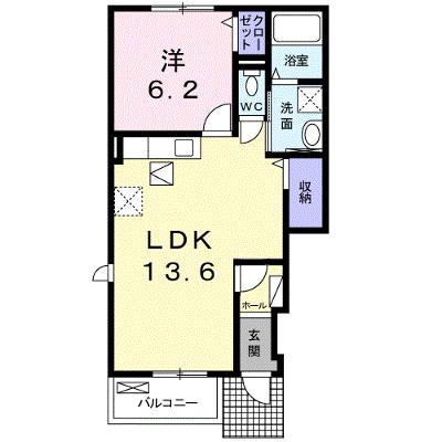 メゾン峰風Ⅲ 101【管理NO：1-018994001-01010】 ★家具家電は申し込み後に搬入しますの物件画像