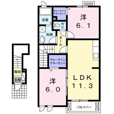 ＦＡＩＲＹ・ＳＭＩＬＥ　Ｂ 202【管理NO：1-016118502-02020】 ★家具家電は申し込み後に搬入します 2026年07月下旬入居可能の物件画像