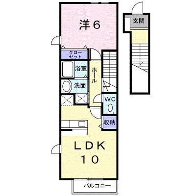 カーサ　フェリーチェ 205【管理NO：1-014503301-02050】 ★家具家電は申し込み後に搬入しますの物件画像