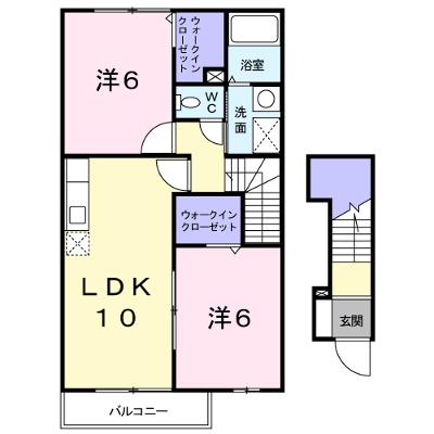 バンブー　フォレスト 201【管理NO：1-014492201-02010】 ★家具家電は申し込み後に搬入しますの物件画像