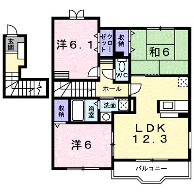 ベル・ソレイユＤ 201【管理NO：1-012954002-02010】 ★家具家電は申し込み後に搬入します★の物件画像