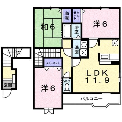ベル・ソレイユＣ 202【管理NO：1-012954001-02020】 ★家具家電は申し込み後に搬入しますの物件画像
