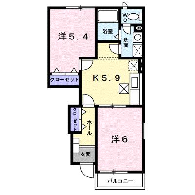 アヴニールＢ 103【管理NO：1-012472402-01030】 ★家具家電は申し込み後に搬入しますの物件画像