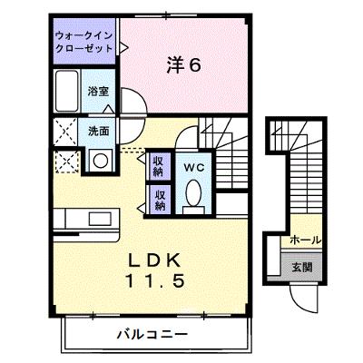 シャン・ミリュー　ⅠＢ 202【管理NO：1-011689102-02020】 ★家具家電は申し込み後に搬入しますの物件画像