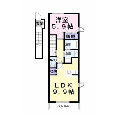 コート・ヤードⅡ　Ｂ 201【管理NO：1-011659902-02010】 ★家具家電は申し込み後に搬入します★の物件画像