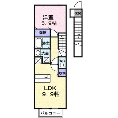 カサ・デル・ブリッサ 204【管理NO：1-011650901-02040】 ★家具家電は申し込み後に搬入しますの物件画像