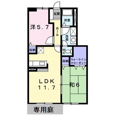 ヴェルテソレーユ　Ｂ 102【管理NO：1-011331202-01020】 ★家具家電は申し込み後に搬入しますの物件画像