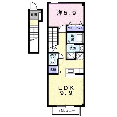 コーポフォレストⅡ　Ａ 201【管理NO：1-011014401-02010】 ★家具家電は申し込み後に搬入しますの物件画像