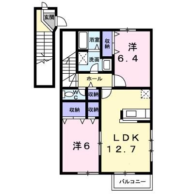 リブ・サンフラウァ　Ｂ 201【管理NO：1-010432102-02010】 ★家具家電は申し込み後に搬入しますの物件画像