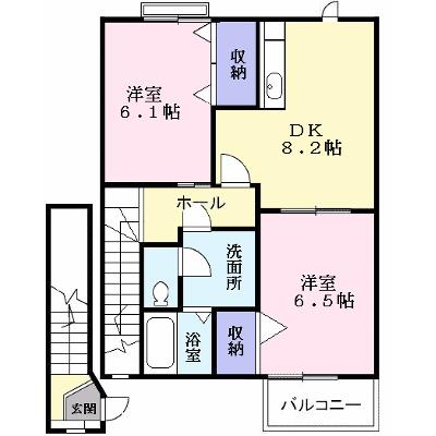 コスモハイツ　Ａ 203【管理NO：1-007717901-02030】 ★家具家電は申し込み後に搬入します★の物件画像
