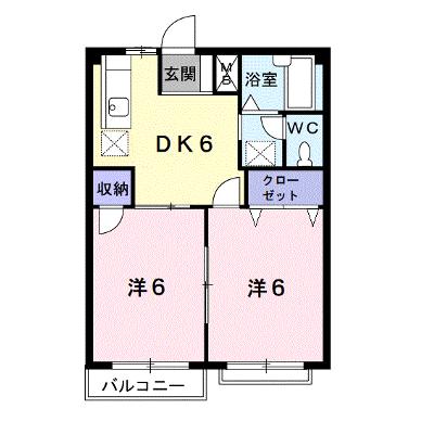 エルディムチェリー 205【管理NO：1-002632301-02050】 ★家具家電は申し込み後に搬入しますの物件画像