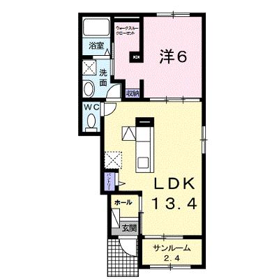 カーサ・ルーチェＢ 105【管理NO：1-023523002-01050】 ★家具家電は申し込み後に搬入します★の物件画像
