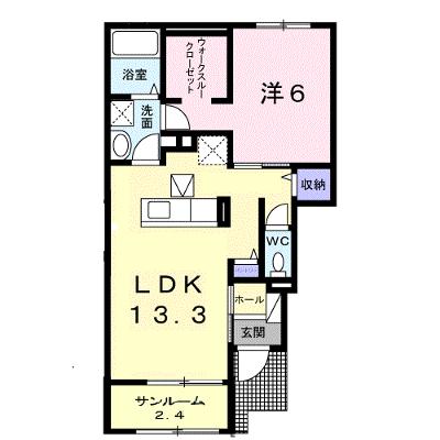 ブライトプレイスＡ 102【管理NO：1-020872401-01020】 ★家具家電は申し込み後に搬入します★の物件画像