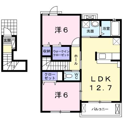 ソラーナＳ　Ｃ 202【管理NO：1-018868401-02020】 ★家具家電は申し込み後に搬入します★の物件画像