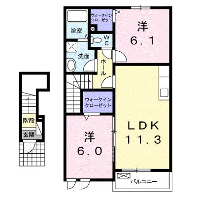 アールコフレ善通寺 202【管理NO：1-018567101-02020】 ★家具家電は申し込み後に搬入しますの物件画像