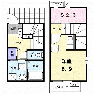 サンライズ・フジＣ 101【管理NO：1-017970401-01010】 ★家具家電は申し込み後に搬入します★の物件画像
