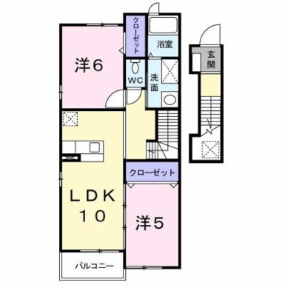 ブルー　アイランド 202【管理NO：1-014350301-02020】 ★家具家電は申し込み後に搬入しますの物件画像