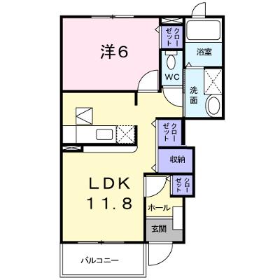ビリーブ 103【管理NO：1-014164801-01030】 ★家具家電は申し込み後に搬入しますの物件画像