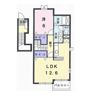 シェーンベルク土器Ｄ 201【管理NO：1-012975204-02010】 ★家具家電は申し込み後に搬入しますの物件画像
