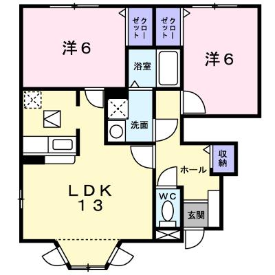 ベル・ソレイユＣ 101【管理NO：1-012954001-01010】 ★家具家電は申し込み後に搬入しますの物件画像