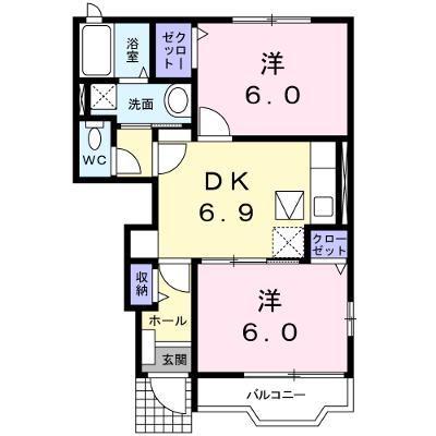 メゾン・アルカンシエルＣ 103【管理NO：1-012926001-01030】 ★家具家電は申し込み後に搬入します★の物件画像