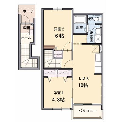 プラシード　Ｂ 202【管理NO：1-012856802-02020】 ★家具家電は申し込み後に搬入しますの物件画像