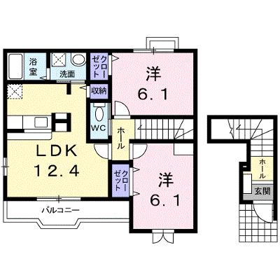 カサデルソレアード 201【管理NO：1-012671601-02010】 ★家具家電は申し込み後に搬入しますの物件画像