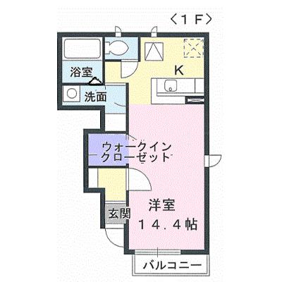 ポム・ド・テールＣ 102【管理NO：1-012583901-01020】 ★家具家電は申し込み後に搬入します★の物件画像