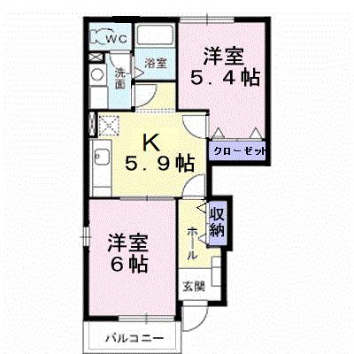 ポム・ド・テールＢ 101【管理NO：1-012246702-01010】 ★家具家電は申し込み後に搬入します★の物件画像
