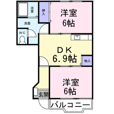 レガシーガーデンⅡ 102【管理NO：1-012224901-01020】 ★家具家電は申し込み後に搬入します★の物件画像