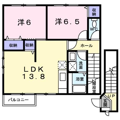 ラ・フォンダ　Ａ 201【管理NO：1-010492901-02010】 ★家具家電は申し込み後に搬入しますの物件画像