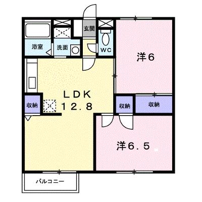 グレープガーデンＣ 103【管理NO：1-010338001-01030】 ★家具家電は申し込み後に搬入しますの物件画像