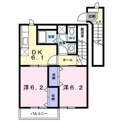 ハート・フォートＣ 202【管理NO：1-010212801-02020】 ★家具家電は申し込み後に搬入します★の物件画像