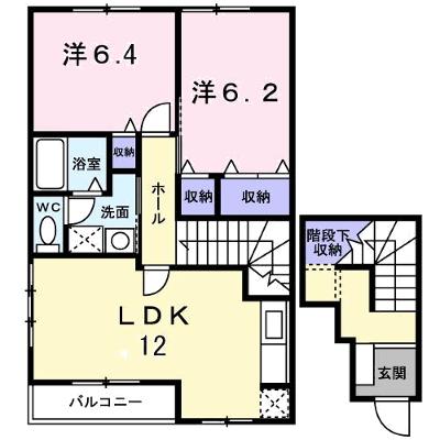 エバーグリーンロードＫ 201【管理NO：1-010212601-02010】 ★家具家電は申し込み後に搬入します★の物件画像