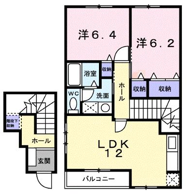 ハオス・リーリエ 201【管理NO：1-010107001-02010】 ★家具家電は申し込み後に搬入しますの物件画像