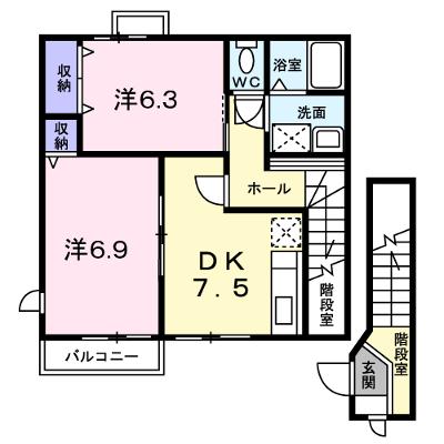 メゾンリゾナーレコトブキ　Ｂ 201【管理NO：1-009716102-02010】 ★家具家電は申し込み後に搬入しますの物件画像