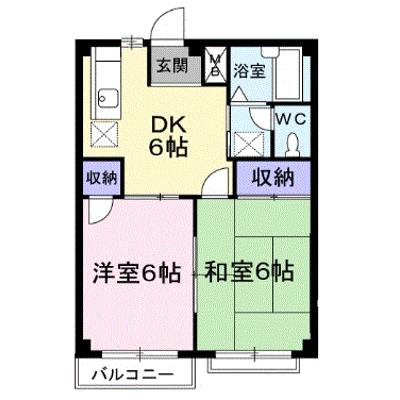 エルディム西本Ａ 202【管理NO：1-003963401-02020】 ★家具家電は申し込み後に搬入しますの物件画像