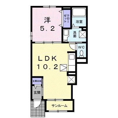 フロイデ　ＫＡＮＡＧＥＮ三島２ 101【管理NO：1-024169802-01010】 ★家具家電は申し込み後に搬入します★の物件画像