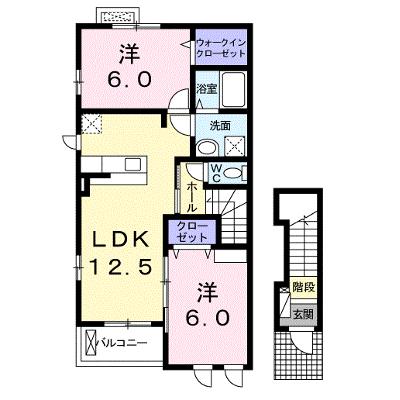 ヴィラ・ウィンド　Ａ 201【管理NO：1-022306301-02010】 ★家具家電は申し込み後に搬入しますの物件画像