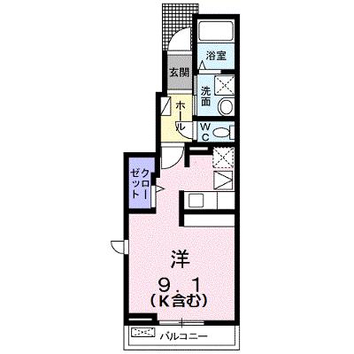サピーＮ・Ⅱ　Ａ 103【管理NO：1-019782001-01030】 ★家具家電は申し込み後に搬入します★の物件画像