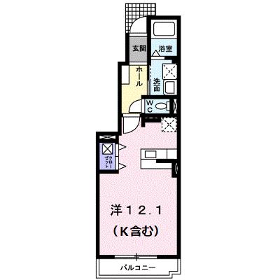 プランド－ル　Ｍ　Ｂ 102【管理NO：1-016067102-01020】 ★家具家電は申し込み後に搬入します★の物件画像