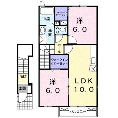 プリムローズ 203【管理NO：1-015185001-02030】 ★家具家電は申し込み後に搬入しますの物件画像