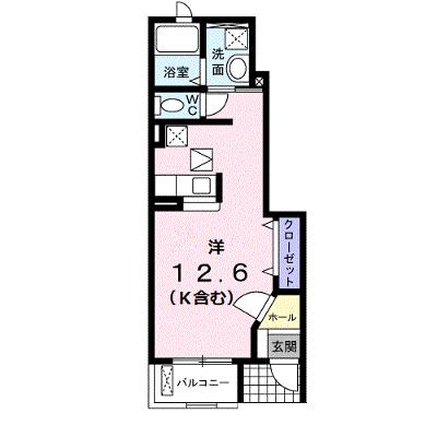 プリムローズ　泉宮　Ｂ 101【管理NO：1-014848602-01010】 ★家具家電は申し込み後に搬入します★の物件画像