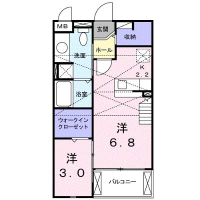 キャトル・セゾン駅前 202【管理NO：1-014814201-02020】 ★家具家電は申し込み後に搬入します★の物件画像