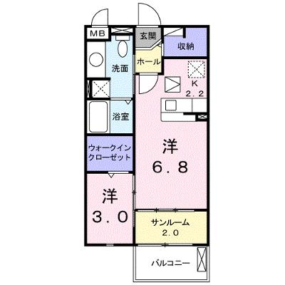 キャトル・セゾン駅前 103【管理NO：1-014814201-01030】 ★家具家電は申し込み後に搬入します★の物件画像