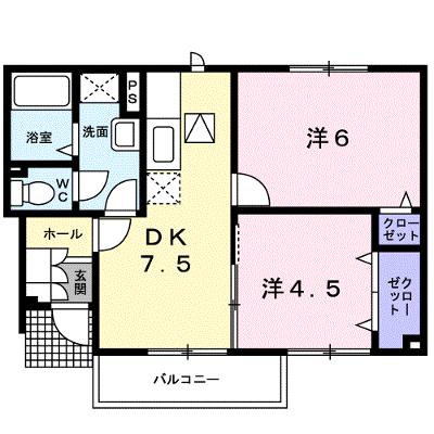 グラン・すずかぜの丘Ｃ 103【管理NO：1-014595003-01030】 ★家具家電は申し込み後に搬入します★の物件画像