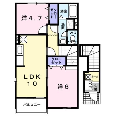 メゾンサニー 201【管理NO：1-012452301-02010】 ★家具家電は申し込み後に搬入します★の物件画像