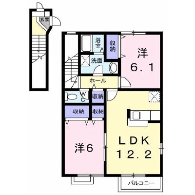 ガーデン　ヴィラＡ 201【管理NO：1-012125801-02010】 ★家具家電は申し込み後に搬入します★の物件画像